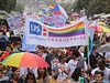 Prague Pride 2014, pochod gay, leseb a LGBT komunity Prahou
