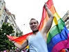 Pochod hrdosti homosexuál Prague Pride. V Praze se konal potvrté.