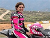 Motocyklistka Ana Carrascová ze panlska.