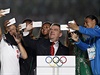 Prezident Mezinárodního olympijského výbor zahájil hry mládee v Nankingu...