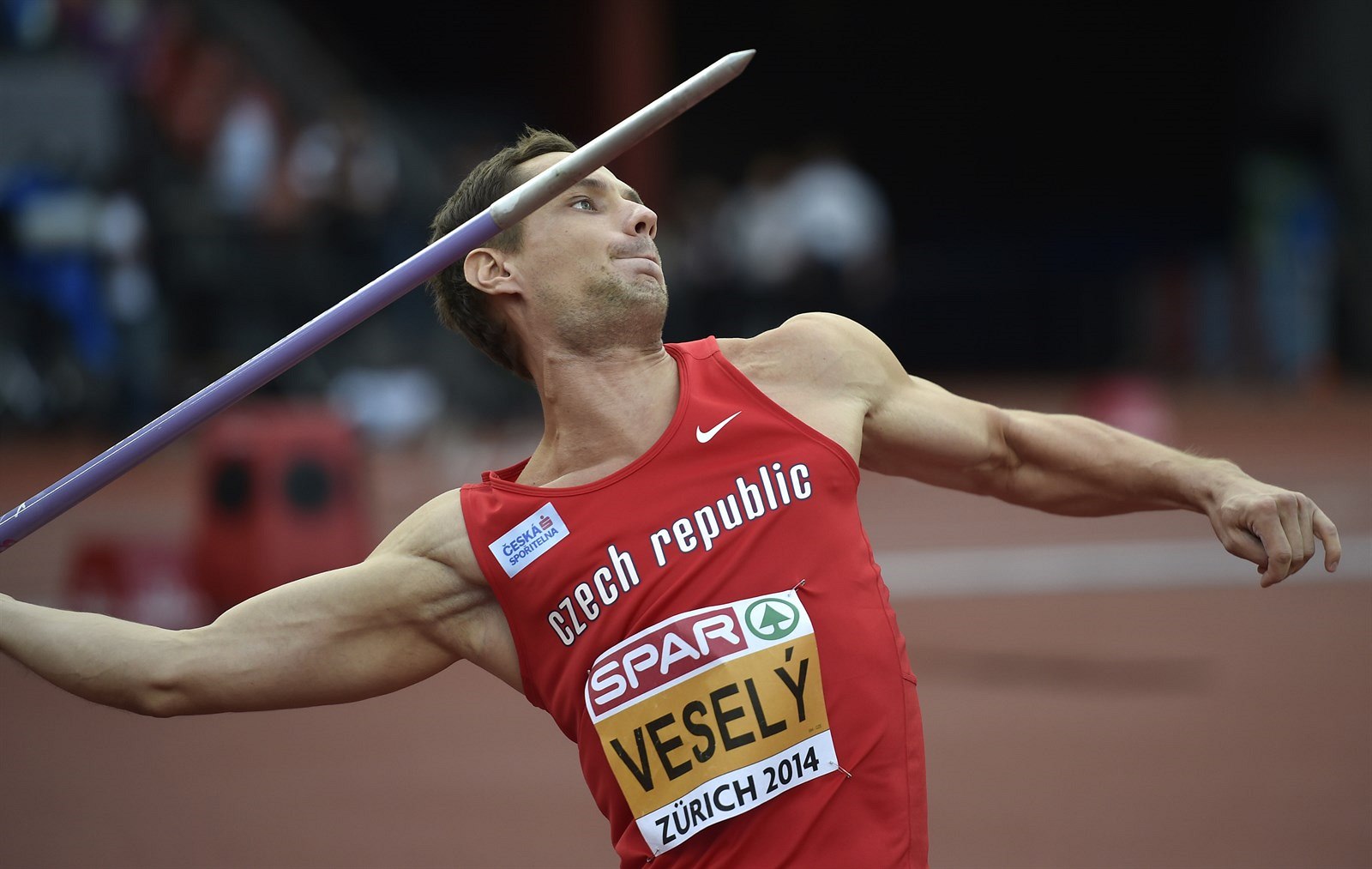 �eský o�t�pa� Vít�zslav Veselý na mistrovství Evropy.