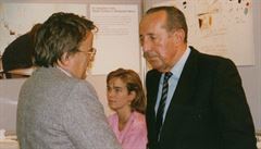 Peter Scholl-Latour (vpravo), rok 1988.