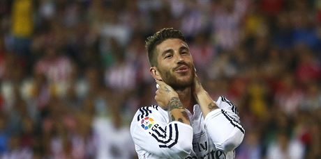 Zklamaný Sergio Ramos z Realu Madrid.