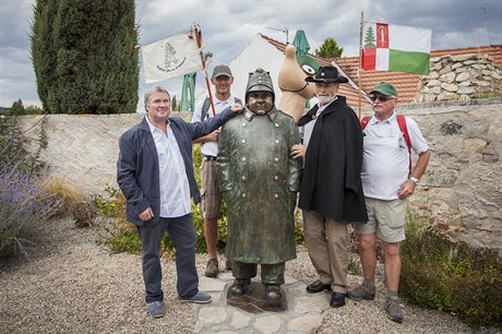 Dobrý voják Josef vejk se po 130 letech vrátil do jihoeské Putimi. Turisté...