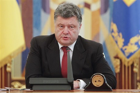 Ukrajinský prezident Petro Poroenko.