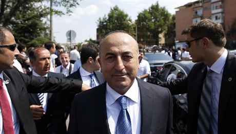 Turecký ministr zahranií Mevlut Çavuoglu.
