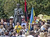Oslavy Dne nezávislosti Ukrajiny v ulicích Prahy, 24.8. 2014.