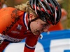 Annefleur Kalvenhaarová na mistrovství svta v cyklokrosu.