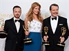 Aaron Paul a Anna Gunn s cenami za vedlejí role a Bryan Cranston s ocenním za...
