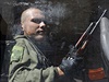 Ozbrojený separatista v Doncku.