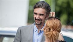 Martin My�i�ka p�i natá�ení filmu Ztraceni v Mnichov�