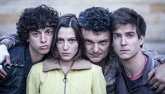 Jan Cina, Johana Matou�ková, Ji�í �trébl a  Vladimír Polívka ve filmu Místa
