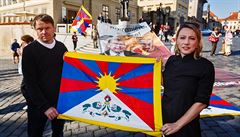 Demonstrace se zú�astnil i Martin Bursík a Kate�ina Jacques.