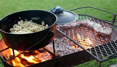 Braai. Grilování. Jihoafrická republika.