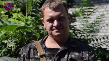 Oldich Grund, bojující na stran východoukrajinských rebel.