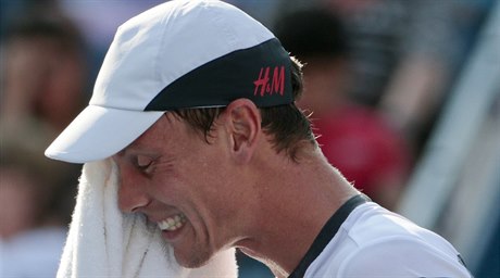 Tomá Berdych na US Open.