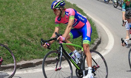 Polský cyklista Przemyslaw Niemiec.