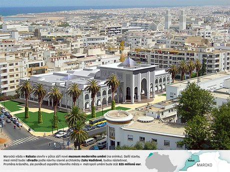 Marocká vláda v Rabatu oteve v plce záí nové muzeum moderního umní (na...