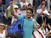 výcar Roger Federer po prohe na US Open.