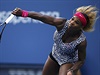 Úder! Na snímku Amerianka Serena Willamsová.