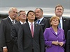 eský prezident Milo Zeman (druhý zleva) mezi státníky NATO, kteí 5. záí na...