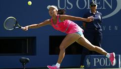 Je�t� kousek! Na snímku Pcheng �uaj.