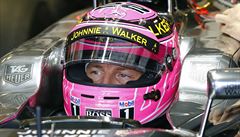 Jenson Button p�ed kvalifikací na Velkou cenu Itálie.
