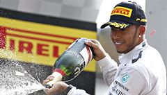 Hamilton si dojel v Monze pro vítězství, využil Rosbergovy chyby
