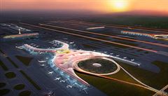 Mexiko se pochlubí novým letištěm, připomíná obřího pavouka
