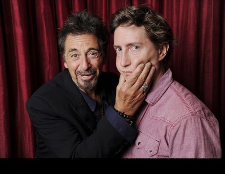 Herec Al Pacino s reisrem Davidem Gordonem Greeneftem pedstavili film...