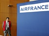 CEO Air France Alexandre de Juniac bhem tiskové konference týkající se stávky...
