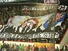 Fanouci Olomouce bhem utkání domácího týmu proti Slavii.