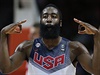 Miamský basketbalista James Harden .