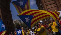 Katalánci chtjí referendum o nezávislosti na panlsku, podobn jako si...