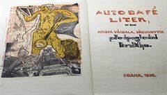 Z výstavy Josefa Váchala Magie hledání Dom� U Kamenného zvonu