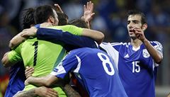 Radost fotbalist� Kypru.