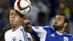 Muhamed Be�i� (vlevo) a Constantinos Makridis.