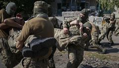 Výcvik speciální jednotky ukrajinské policie.