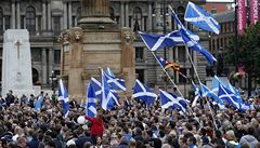 Skotsk referendum: podpora samostatnosti podle przkum vzrostla