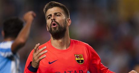 Gerard Pique lituje zahozené ance.