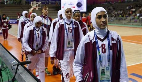 Basketbalistky Kataru na Asijských hrách 2014.