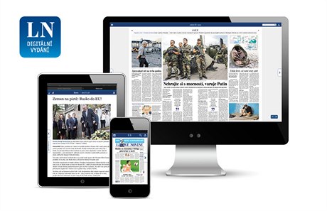 Lidové noviny - digitální teka novin s logem