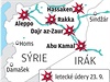 Letecké údery na pozice Islámského státu v Sýrii 23. záí 2014.