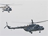 Ukázka vrtulníkové letky Mi - 171 Armády eské republiky