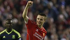 Jordan Rossiter v dresu Liverpoolu.