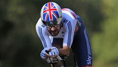 Britský cyklista Bradley Wiggins.