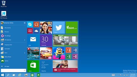 Nová verze operaního systému Microsoftu se bude jmenovat Windows 10