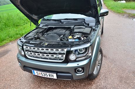 Testovan Land Rover Discovery 4 pohnl tlitrov turbodiesel oznaen SDV6