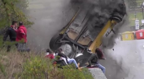 Děsivá havárie při rallye v Itálii.