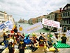 Protesty Greenpeace proti tb spolenosti Shell v Arktid s vyuitm motiv...
